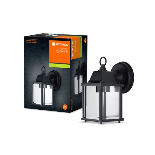Світильник фасадний ENDURA CLASSIC LANTERN SQ S, E27, BK, LEDVANCE