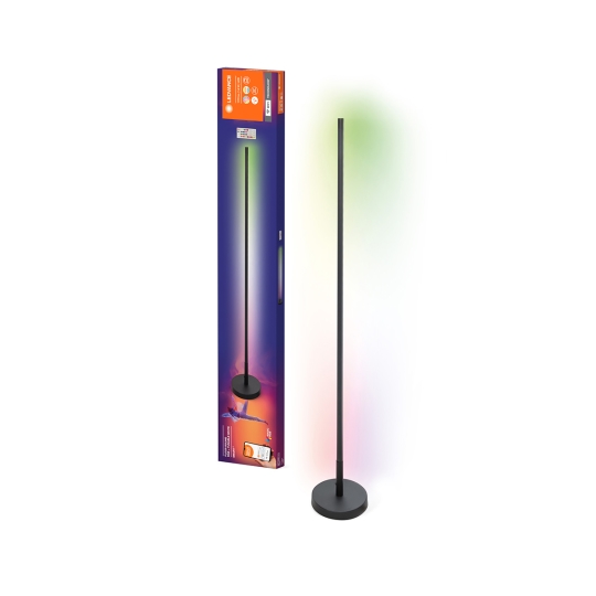 Світильник підлоговий SMART + Wifi Floor Round RGB + TW + RC, 14W, IP20, чорний, LEDVANCE