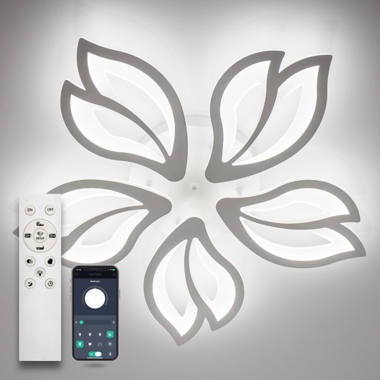 Світильник LED smart 120W, 30K-65K, з пультом, білий ASTRA Luminaria