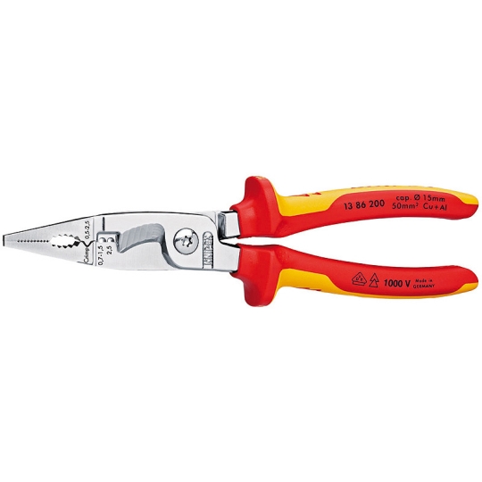 13 86 200 Електромонтажні кліщі KNIPEX
