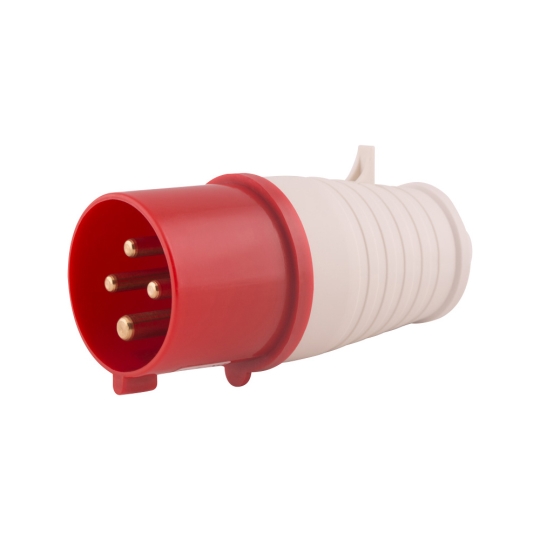 p011005 Силова вилка переносна 4р, 32А, IP44, e.plug.pro.4.32, E.Next