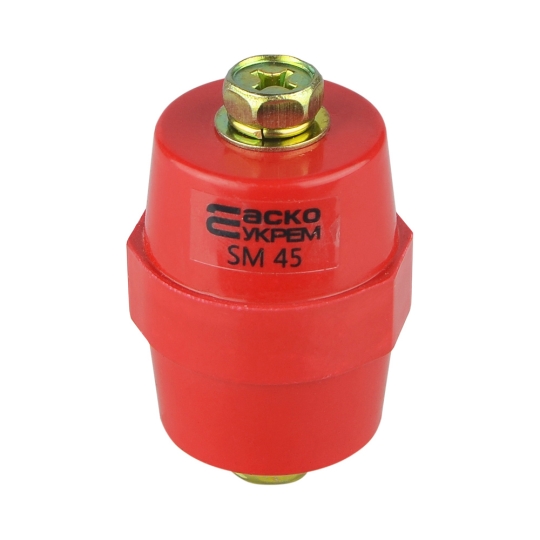 A0150100007 Ізолятор-тримач SM45, 45мм, червоний, Аско