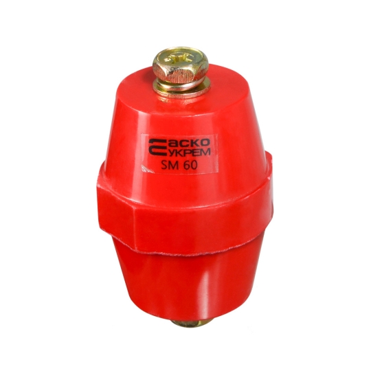 A0150100008 Ізолятор-тримач SM60, 60мм, червоний, Аско