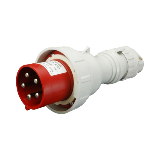 IVGN 6353 Вилка силова переносна 5р, 63А, IP67, SEZ