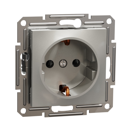 EPH2900169 Розетка з з.к., бронза, ASFORA, Schneider Electric