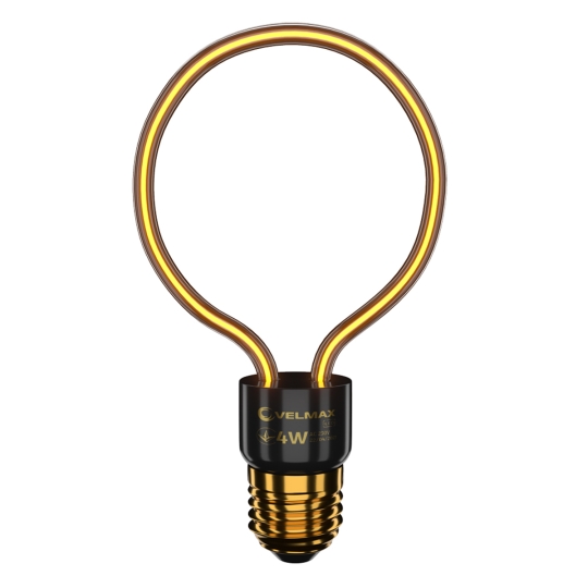 Лампа світлодіодна LD V-FILAMENT DECOR Груша 4W E27 VELMAX