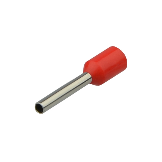A0060010003 Ізольований наконечник втулковий АСКО HT 1.0-0.8 червоний (уп./100шт.)