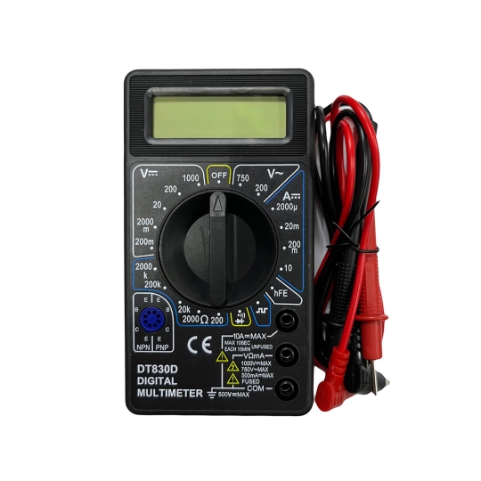 DT-830D Мультиметр цифровий, DIGITAL MULTIMETER
