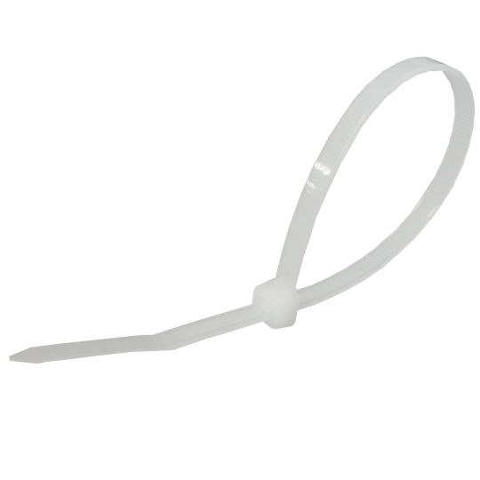 s015043 Кабельна стяжка 300х5мм, біла, е.ct.stand.300.5.white, E.Next (уп./100шт.)