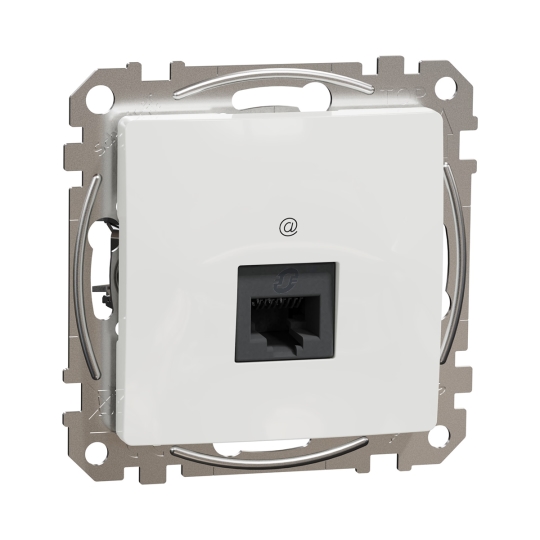 SDD111451 Розетка комп'ютерна RJ45, Cat.5E, біла, Sedna Design, Schneider Electric