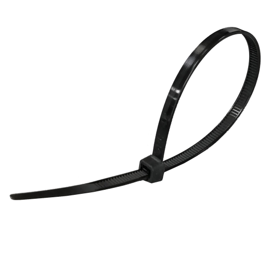 s015044 Кабельна стяжка 300х5мм, чорна, е.ct.stand.300.5.black, E.Next (уп./100шт.)