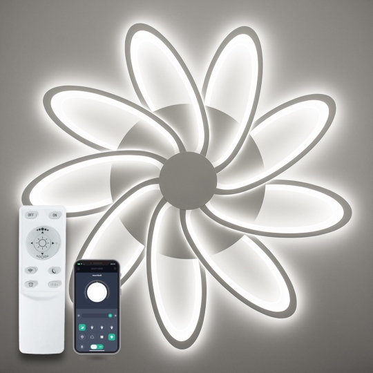 Світильник LED smart 150W, 30K-65K, з пультом, білий LORENA Luminaria