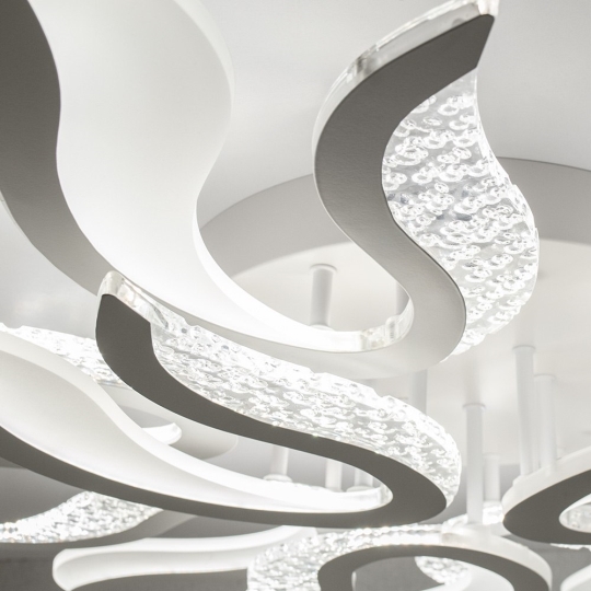 Світильник LED smart 165W, 30K-65K, з пультом, білий PARMA Luminaria