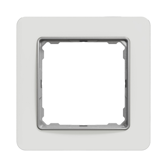 SDD360801 Рамка одномісна, біле скло, Sedna Elements, Schneider Electric
