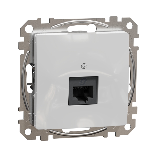 SDD113451 Розетка комп'ютерна RJ45, Cat.5E, алюміній, Sedna Design, Schneider Electric