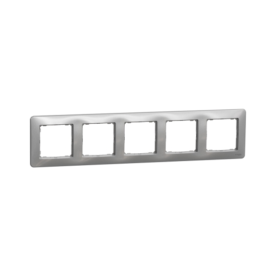 SDD313805 Рамка п'ятимісна, алюміній, Sedna Design, Schneider Electric