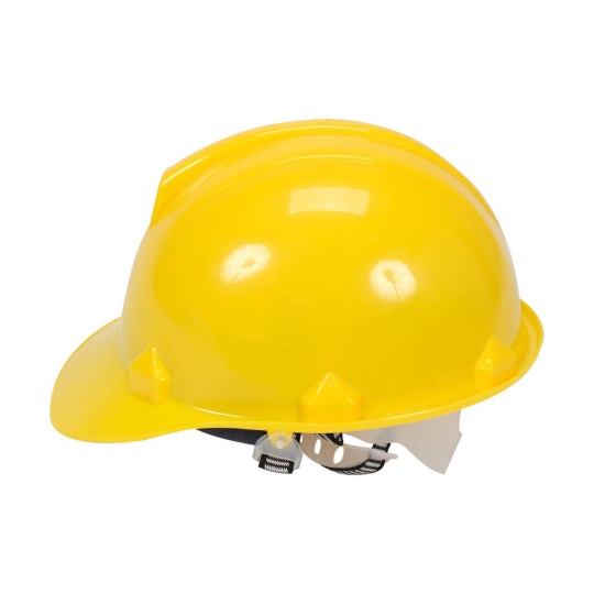 74172 Каска захисна, HDPE пластик, жовта, VOREL