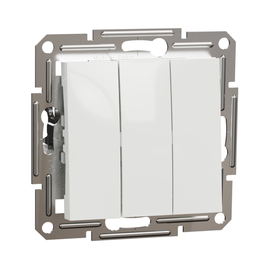EPH2170121 Вимикач 3кл., білий, ASFORA, Schneider Electric