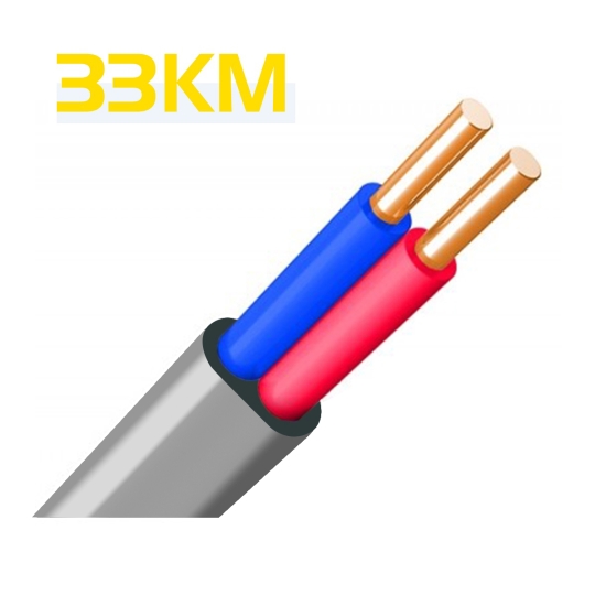 Кабель мідний ВВГ-П 2х1,5 ЗЗКМ