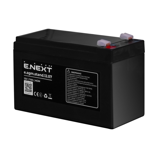 s072001 Акумуляторна батарея e.agm.stand.12.07 12В, 7Аг, AGM Enext