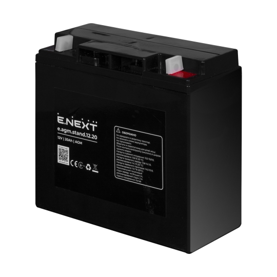 s072004 Акумуляторна батарея e.agm.stand.12.20 12В, 20Аг, AGM Enext