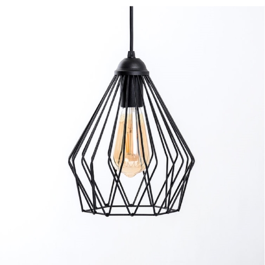 Підвісний світильник 1xE27 чорний Dribble P210 Black Atmolight