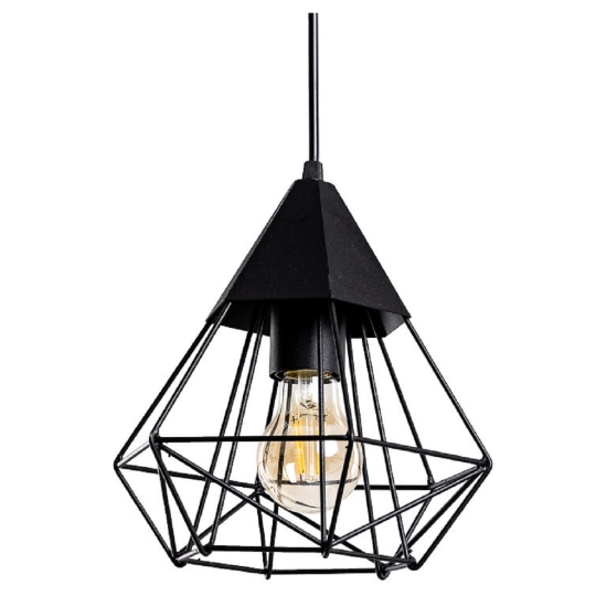 Підвісний світильник 1xE27 чорний Quarz P220 Black Atmolight