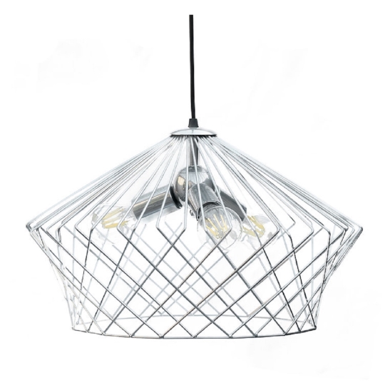 Підвісний світильник 3xE27 срібний Brill P510 SilverL Atmolight