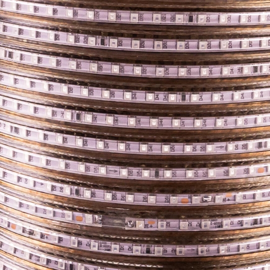 Світлодіодна стрічка 220V синя, 6W, 10х6мм, IP65, smd2835, AVT (бухта/50м)