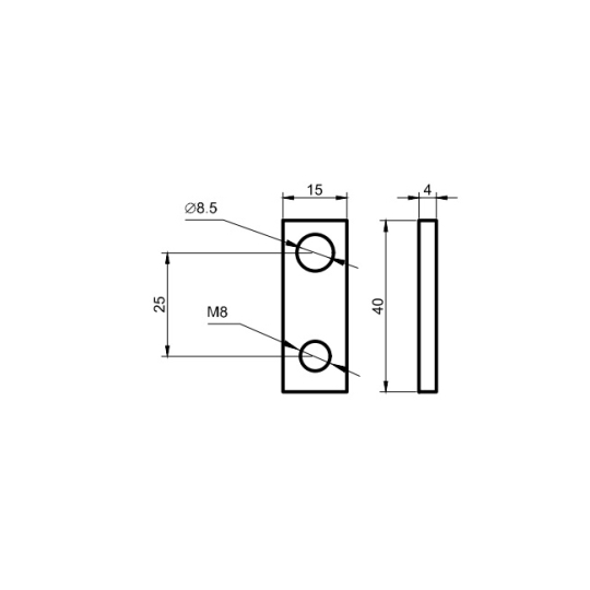 KSHP32 Шини перехідні прямі для FMC-2, Promfactor (компл./3шт.)