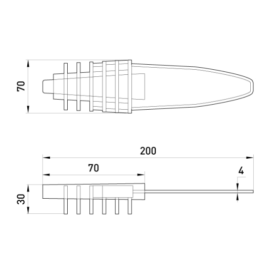 p025003 Затискач клиновий 2х(16-35), e.i.clamp.pro.la.1.s2, E.Next