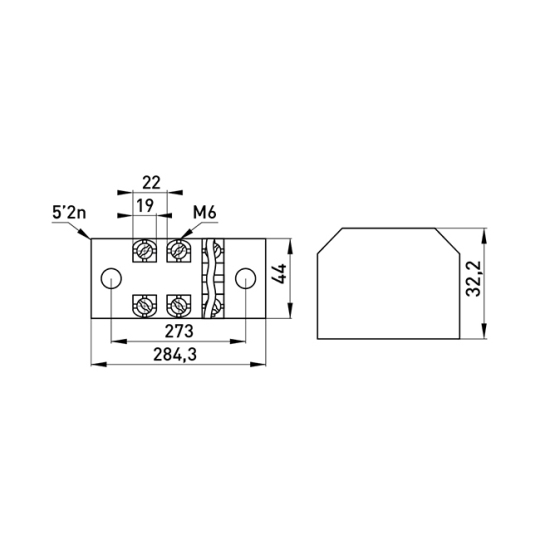 p056026 Клемна колодка захищена e.tc.protect.100.12, 100А, 12 полюсів, E.Next