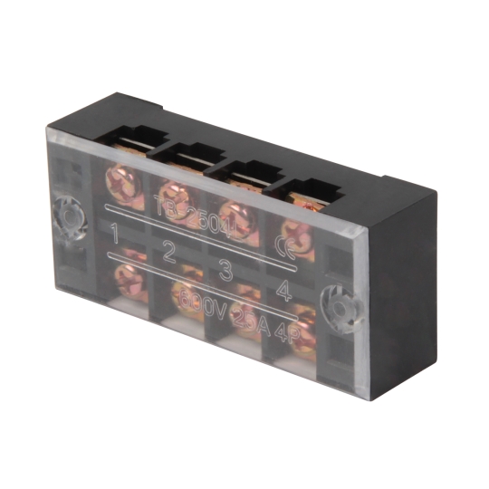 p056007 Клемна колодка захищена e.tc.protect.25.4, 25А, 4 полюса, E.Next