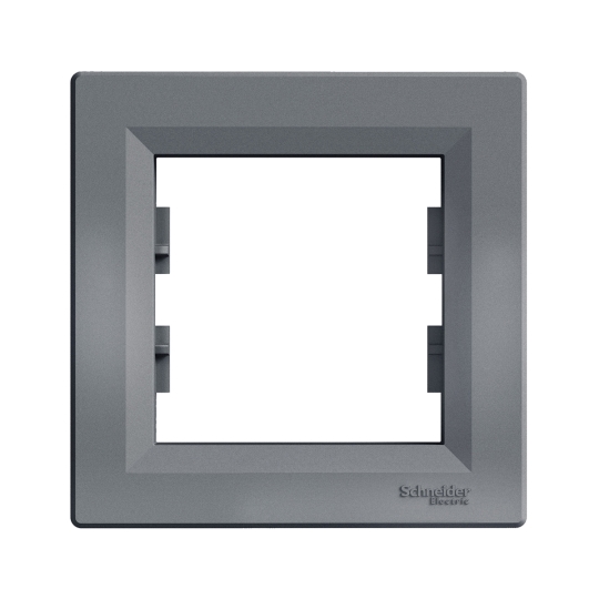 EPH5800162 Рамка одномісна, сталь, ASFORA, Schneider Electric