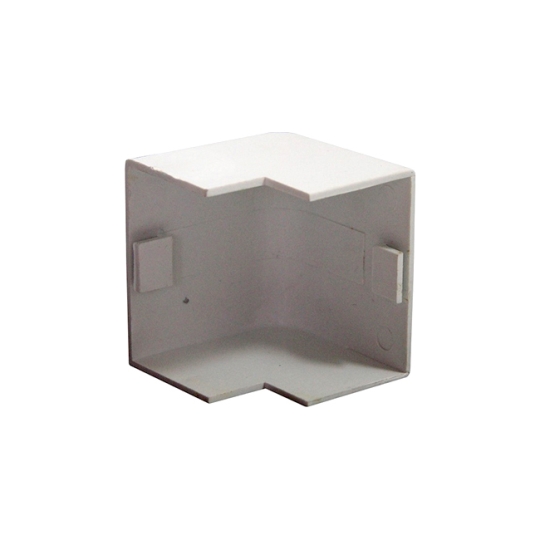 s2033007 Зовнішній кут для короба 40х40мм, білий, e.trunking.blend.out.stand.40.40, E.Next