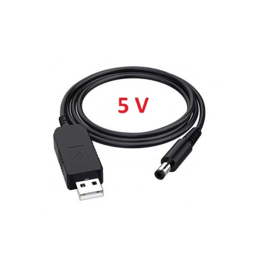 Кабель для живлення Wi-Fi роутера від повербанка 5V