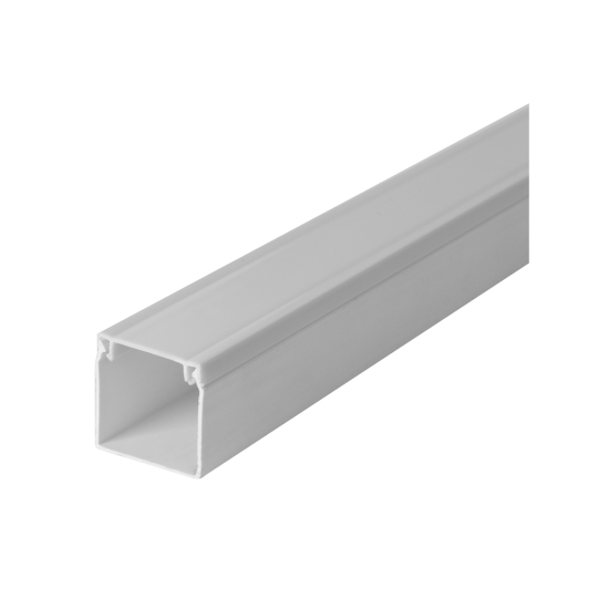 s033016 Короб пластиковий 25х25мм, 2м, білий, е.trunking.stand.25.25, E.Next (ціна за 1м)