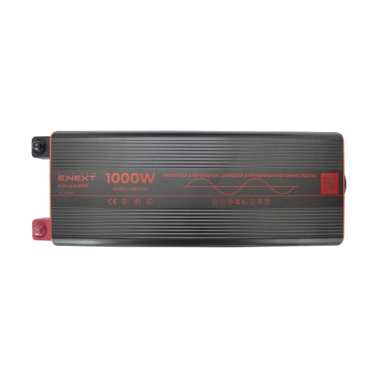 s073002 Інвертор з функцією зарядки e.inv.pro.1000 12/220В 1000Вт, чистий синус Enext