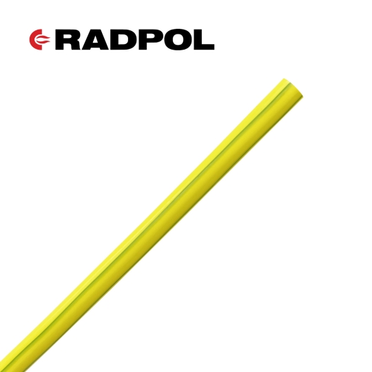 Трубка термозбіжна 3.2/1.6мм, 1м, жовто-зелена, RCH1, RADPOL