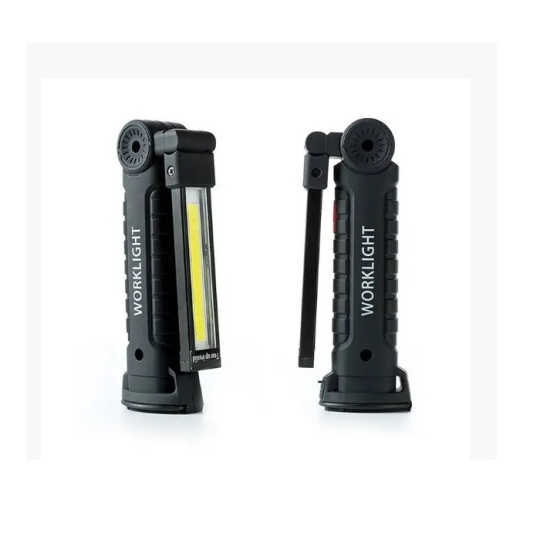 Ліхтарик світлодіодний ручний, чорний, 120 LUMEN, WORKLIGHT