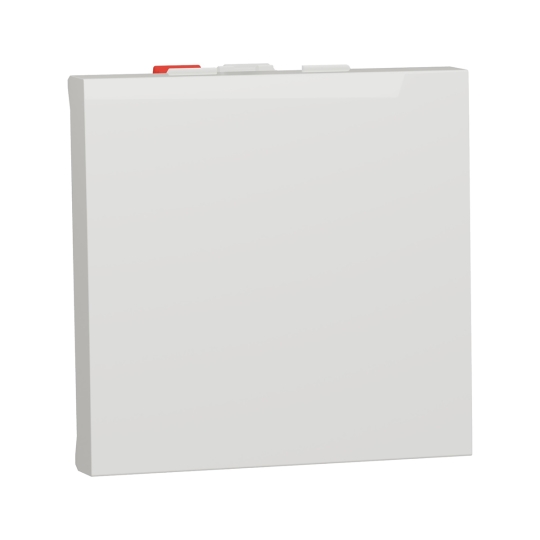 NU320318 Вимикач 1кл. прохідний, 2 модулі, білий, New Unica, Schneider Electric