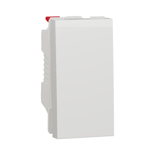 NU310118 Вимикач 1кл., 1 модуль, білий, New Unica, Schneider Electric