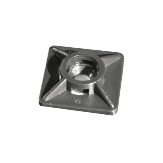 VCU-USB 19х19/5 Майданчик самоклеючий під хомут, чорний, GPH (уп./100шт.)