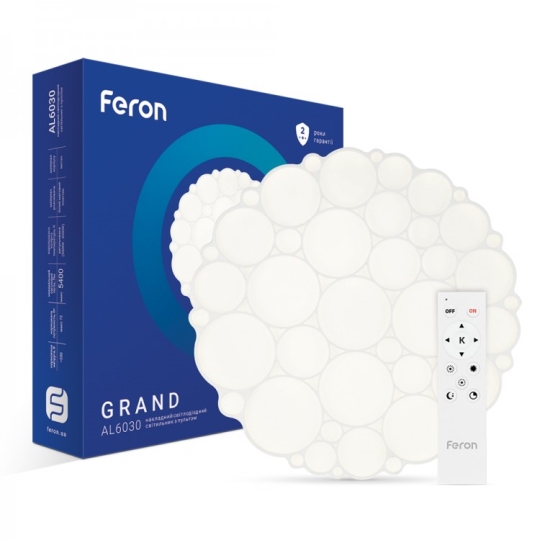 AL6030 Світильник LED FERON GRAND SMART 72W
