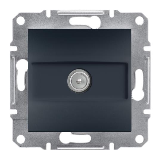 EPH3200171 Розетка TV кінцева 1 дБ, антрацит, ASFORA, Schneider Electric