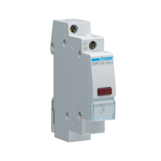 SVN122 Індикатор модульний LED 230В, червоний, Hager