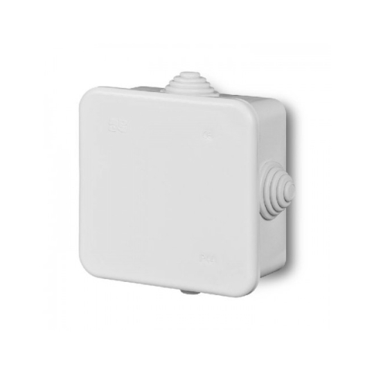 0242-00 Розподільча коробка зовнішня 90х90х50мм, IP55, біла, Fast-Box, Elektro-Plast