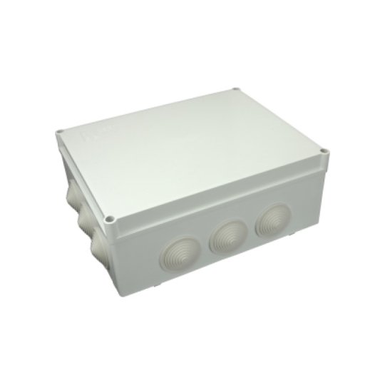 S-BOX 506 Розподільча коробка зовнішня 240х190х90мм, IP55, світло-сіра, Pawbol