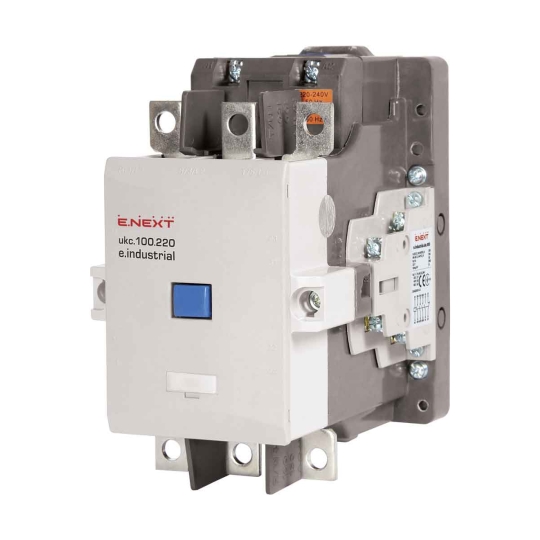i.0090049 Контактор 100А, 220В, 1no+1nc, e.industrial.ukc.100.220, E.Next