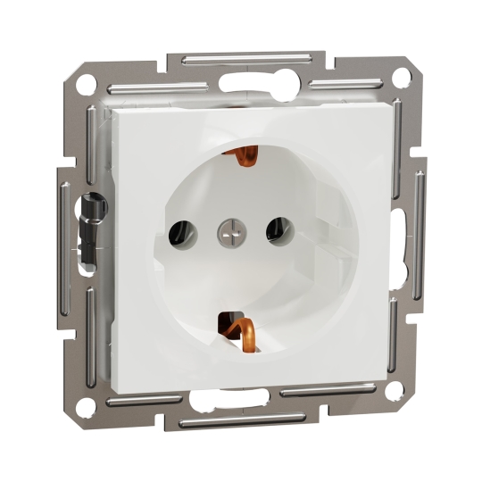 EPH2970121 Розетка з з.к., біла, ASFORA, Schneider Electric